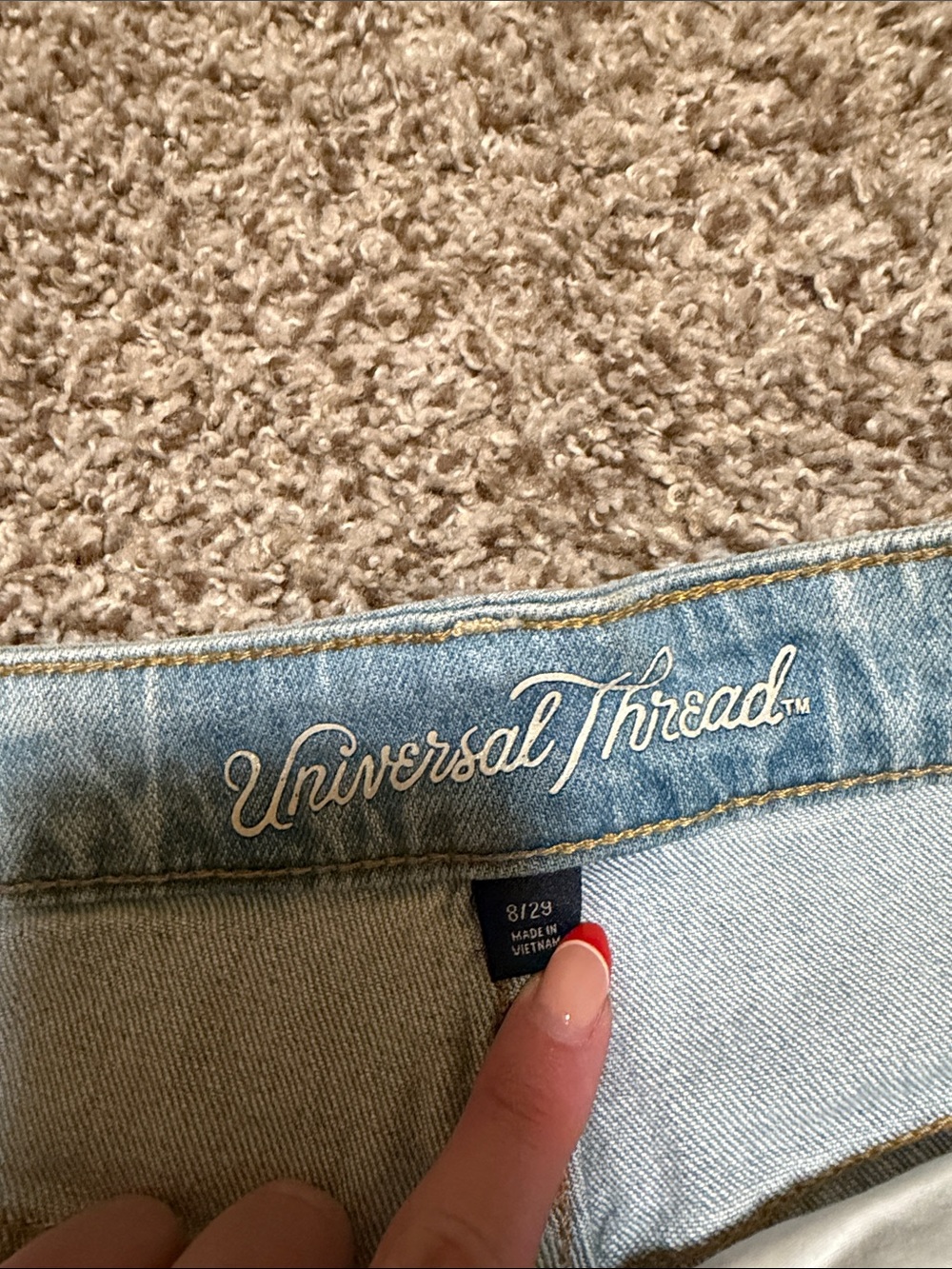 Universal Thread Light Blue Ripped Boyfriend Jeans - Picture 2 of 4